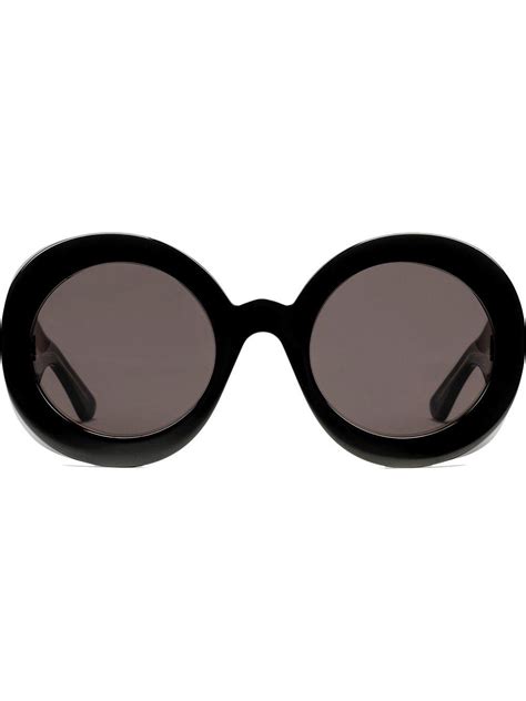 gucci oversized round sunglasses.